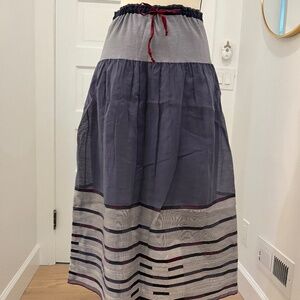 Peruvian Connection cotton/linen skirt